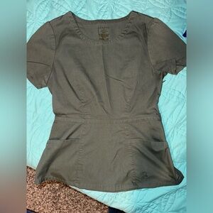 Jaanuu scrub top olive green